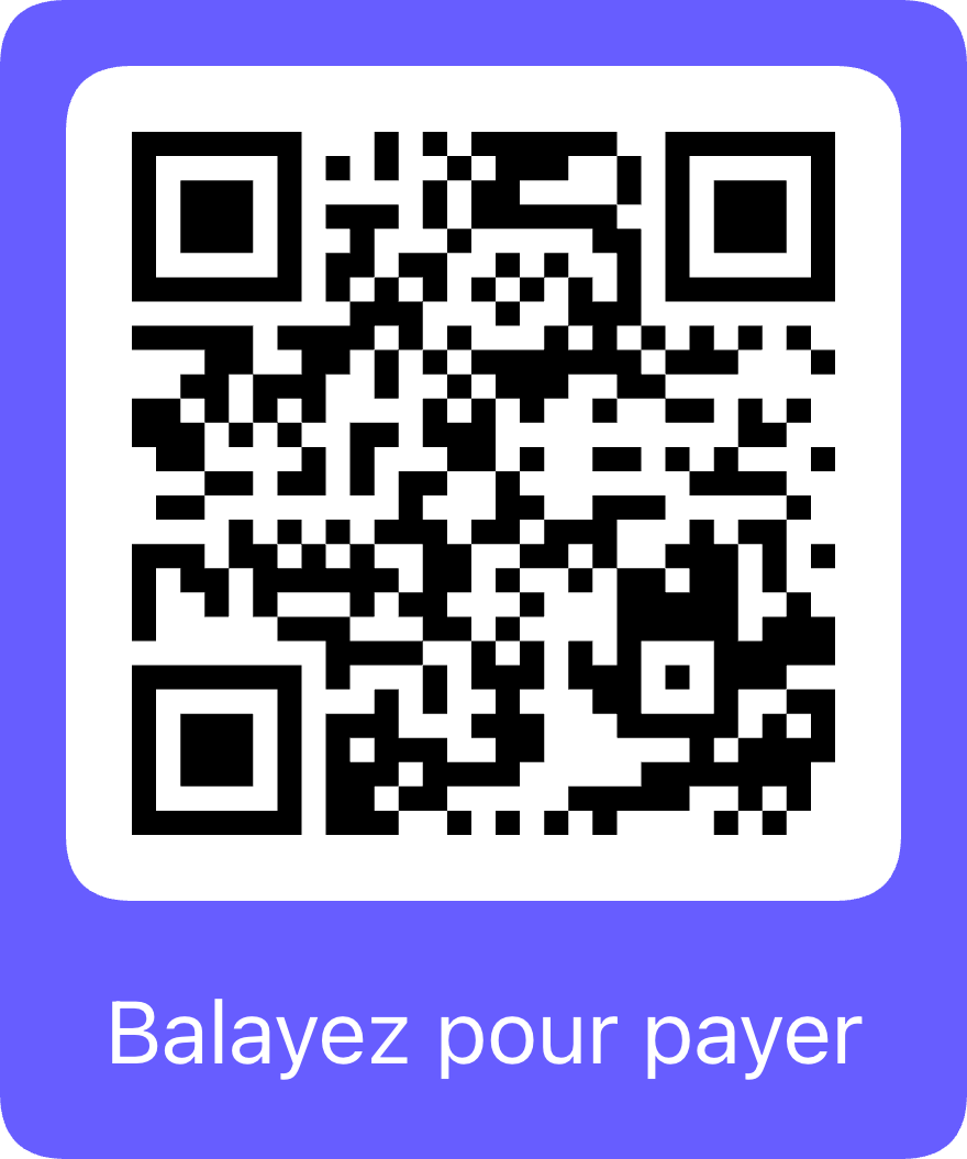 QR Code - Payer Consultation 30 min par mobile